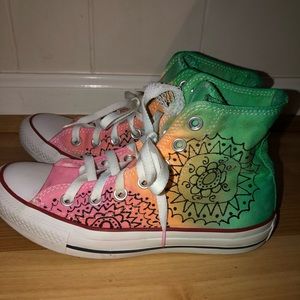 Tie dye converse